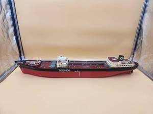 lot 22 image: S.S. Texaco North Dakota battery operated Toy Ship Boat Vintage