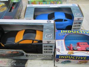 lot 18 image: rapid racer remote control cars qty 2- inductive car