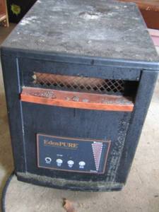lot 48 image: Eden pure quartz infrared portable heater
