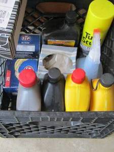 lot 100 image: seat lever for ford truck new, oil filters and more
