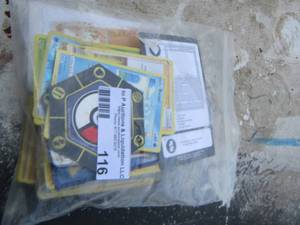 lot 116 image: Pokmon cards in zip loc