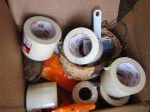 lot 120 image: tape- tape roller and twin