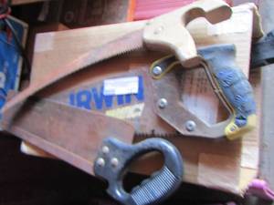 lot 197 image: 3 hand saws