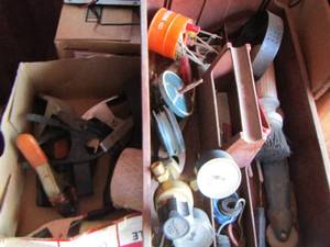 lot 199 image: misc. tool lot- air gauges, plus
