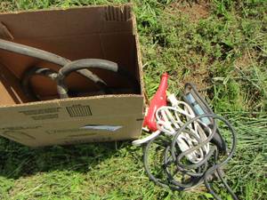 lot 205 image: Propane tank gauges - soldering guns qty 2