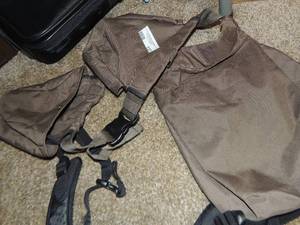 lot 137 image: game bags and ammo belt
