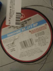lot 215 image: Intershield nr 211 mp 0,30 flux core wire