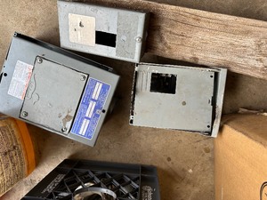 lot 297 image: electrical breaker boxes qty 3