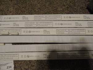 lot 233 image: fluorescent bulb - Elko fi5t8 - 15 w qty 6