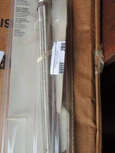 lot 280 image: 18 stainless water line for hot water heater use