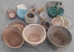 lot 24 image: Huge Lot of Assorted Baskets