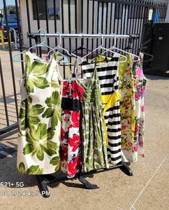 lot 85 image: Lot of 6 WAY COOL vintage Designer dresses sizes small and medium, see details below