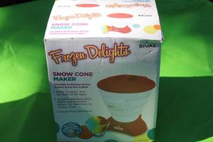 lot 28 image: New In Box Rival Frozen Delights Snow Cone Maker