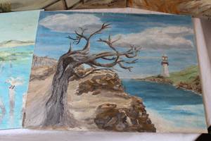 lot 243 image: Five Original Seasonal Paintings