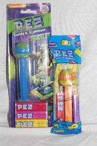 lot 124 image: TMNT Teenage Mutant Ninja Turtles PEZ Lot
