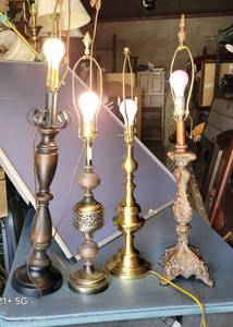 lot 172 image: Four Table Lamps