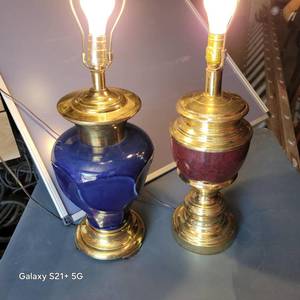 lot 170 image: Two Beautiful Lamps