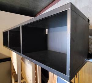 lot 69 image: Ikea Besta Black Media Cabinet