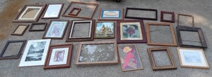 lot 229 image: Wooden Frames