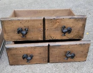 lot 218 image: Solid Wood Drawers and Cabinet Doors
