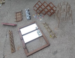 lot 10 image: Lot of organizers and storage items - door and wall hangers, etc. as shown