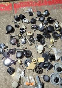 lot 194 image: Large Lot of Casters and Wheels