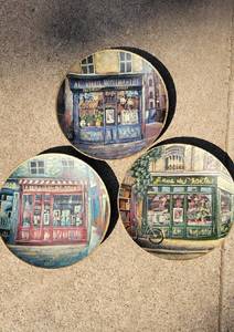 lot 269 image: Three Store Front Decorative Plates