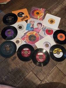 lot 49 image: Way Cool lot of vintage Lot of 45 RPM records