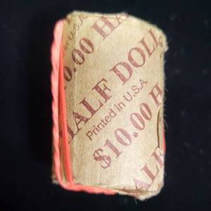 lot 263 image: Roll of Unsearched Half Dollars