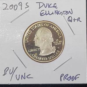 lot 249 image: 2009 S Duke Ellington Quarter Proof