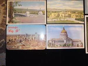 lot 234 image: Eight VIntage Post Marked US Post Cards