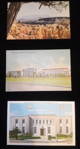 lot 272 image: Six Vintage Unused US Post Cards