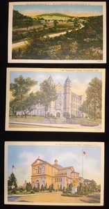 lot 283 image: Six Vintage Unused US Post Cards