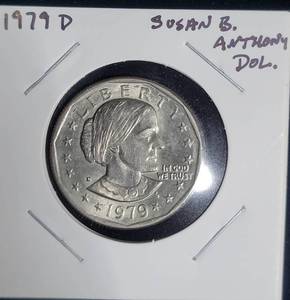lot 296 image: 1979 D Susan B Anthony Dollar