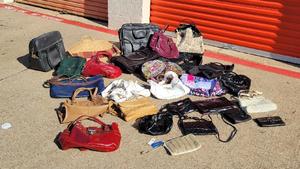 lot 23 image: Lot of Purses and Backpacks as shown, see details below