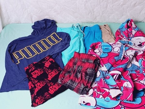 lot 9 image: 7 Pc Mixed Boys Clothing Set (SLXL14) - Including Puma, Magellan, The Odd Is Out, Etc.