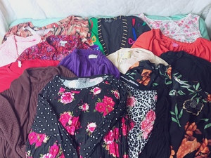 lot 24 image: 14 PC Mixed Womens Clothing Set (26-28L & 2-5X) w Dreams Co, AB Studio, Etc.