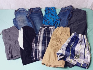 lot 15 image: 10 Pc Mixed Boys PantsShorts Set (8-10M) w The Childrens Place, Epic Sports, Etc.
