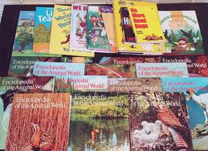 lot 101 image: 24 Pc Childrens Book Set w Dr. Seuss, Holes, We Dare You, Encyclopedia of the Animal World Set, Etc.