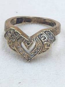 lot 74 image: Jewelry - Ring - 8 12 - marked MF and a 9 or 6