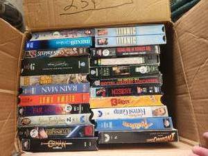 lot 116 image: Generous selection of VHS movies