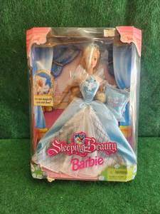 lot 144 image: Sleeping Beauty Barbie collectible doll