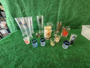 lot 188 image: Collectible shot glasses and more