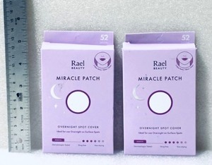 lot 43 image: Lot Of 2 - New Sealed Rael Miracle Patch Overnight Spot Cover 52ct Each - As Shown - Total Retail $22 - 2nd Chance Lot