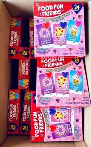 lot 85 image: Lot Of 19 - New Treat Street Food, Fun & Friends Friendship Exchange Kit With Lollipops, 456 Total Pieces, 5.10 Oz Per Box - As Shown - Total Retail $114
