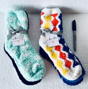 lot 140 image: Lot Of 2 - New With Tags Alexa Rose 3 Pair Socks, Fits Shoe Size 5-9 & Fits Socks Size 9-11 - In Style & Color As Shown