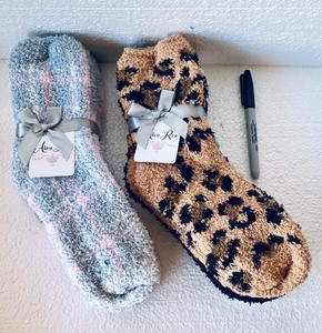 lot 209 image: Lot Of 2 - New With Tags Alexa Rose 3 Pair Socks, Fits Shoe Size 5-9 & Fits Socks Size 9-11 - In Style & Color As Shown