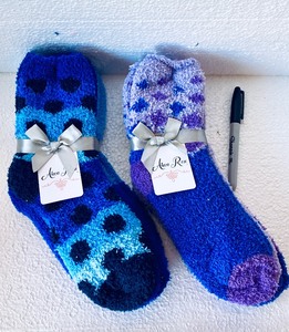 lot 210 image: Lot Of 2 - New With Tags Alexa Rose 3 Pair Socks, Fits Shoe Size 5-9 & Fits Socks Size 9-11 - In Style & Color As Shown