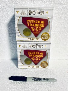 lot 285 image: Lot Of 2 - New Wizarding World Harry Potter Seeker In Training 07 Includes (1) Bandana & (1) Golden Snitch Ball, Each Box - As Shown - Total Retail $22