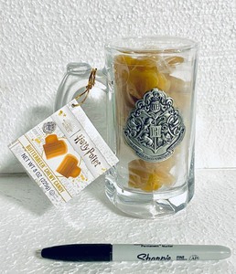 lot 294 image: New Wizarding World Harry Potter Butterbeer Chewy Candy & Glass Mug, 8 Oz - As Shown - Retails $23